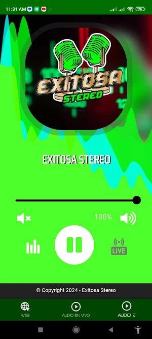 Exitosa Stereo Screenshot 1