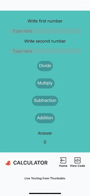 Mini calculator Screenshot 1