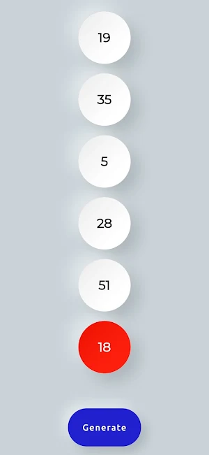 Powerball generator Screenshot 2