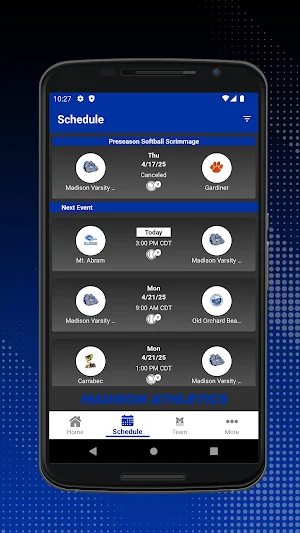 Madison Athletics Screenshot 1
