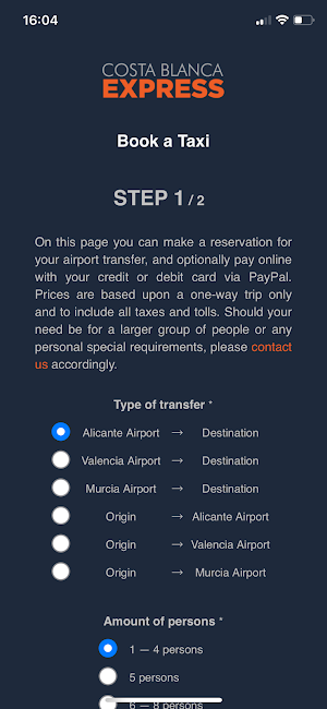 Costa Blanca Express Screenshot 1