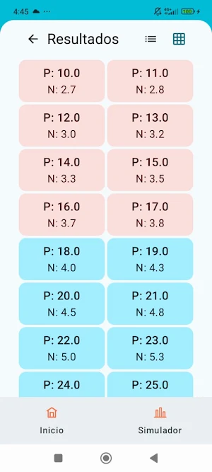 Escala de Notas Screenshot 2