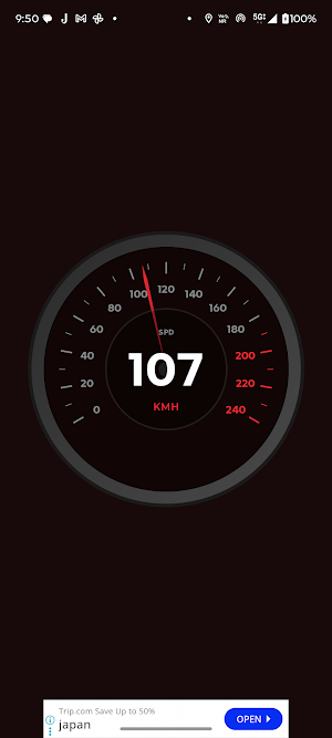 Offline Realtime Speedometer Screenshot 1