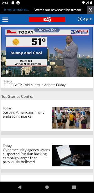 CBS46 News Atlanta Screenshot 0