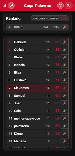 Caça-Palavras Screenshot 3