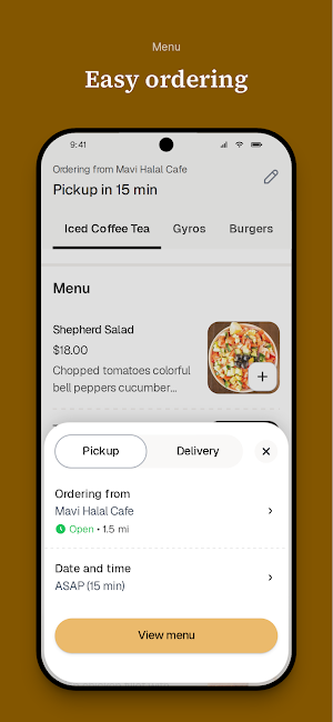 Mavi Halal Cafe Screenshot 2
