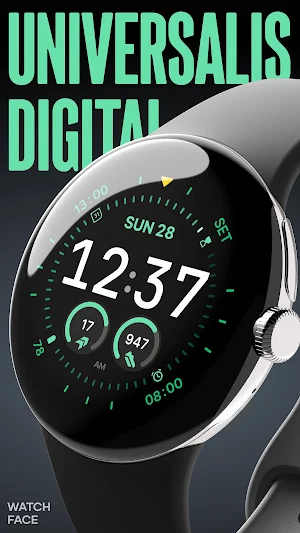 Universalis Digital Watch Face Screenshot 3