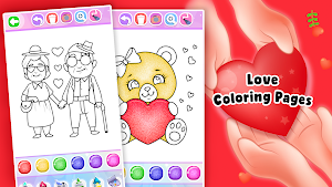 Love Romantic coloring Game Screenshot 0