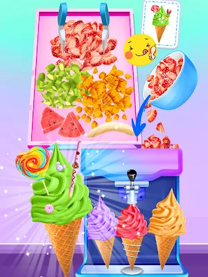 Ice Cream DIY - Frozen Dessert Screenshot 2