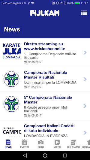 Karate Fijlkam Lombardia Screenshot 1