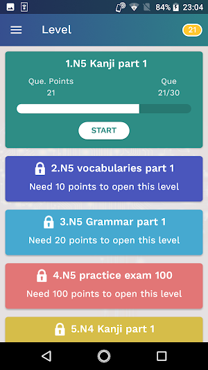 JLPT exam 1000 questions leaderboard Screenshot 0