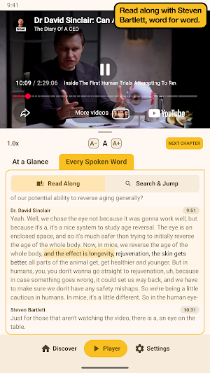 uListen: YouTube AI Summary Screenshot 2