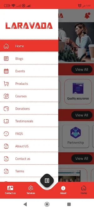 Laravada V14 Screenshot 1