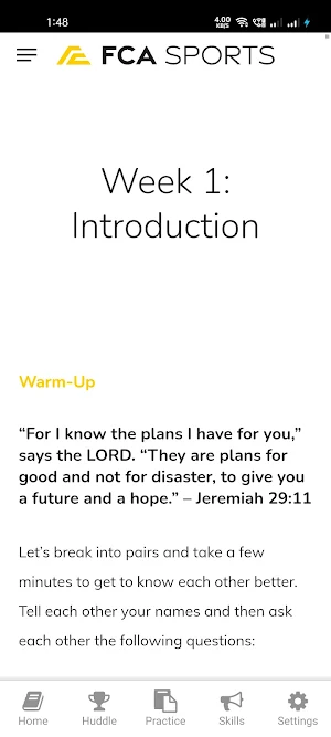 FCA Sports Coach Screenshot 3