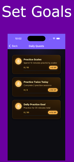 PracticeQuest Screenshot 3