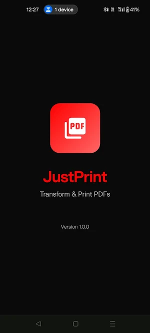 JustPrint - Printable Notes Screenshot 0