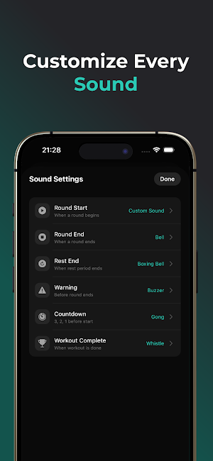 Boxing Timer - Round Trainer Screenshot 3