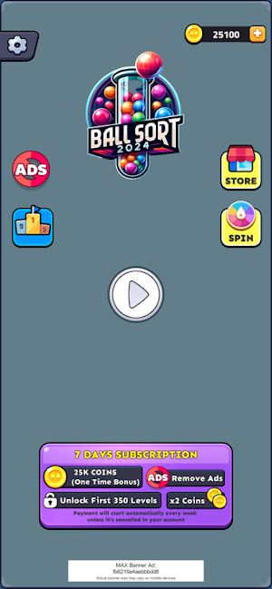 Ball Sort - Sort by colors Screenshot 0