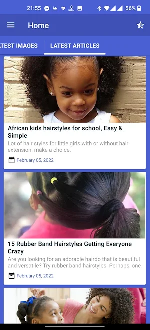 African kids Hairstyle Models Screenshot 1