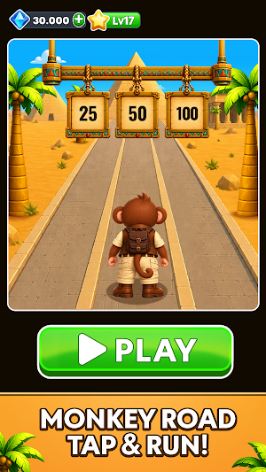 Monkey Road - Temple Cross Screenshot 0