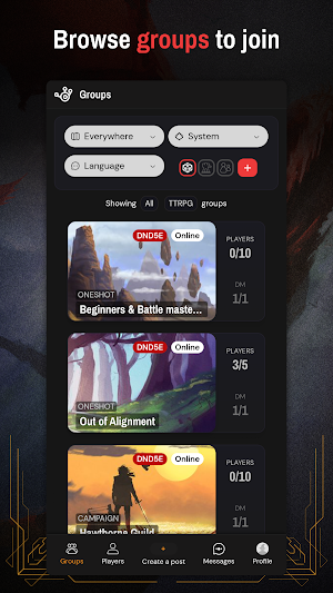 Groupfinder Screenshot 1