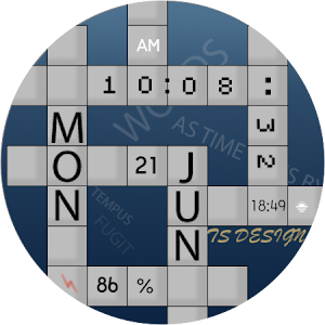 TSD19 Crossword Watch Face Screenshot 3