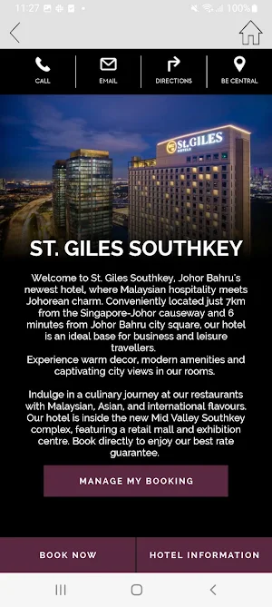 St Giles Hotels Screenshot 2