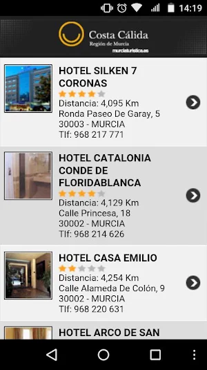 Turismo Región de Murcia Screenshot 2