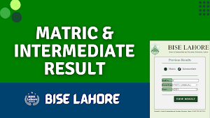 BISE Lahore Result Check Screenshot 0