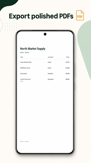 Price List Maker Screenshot 2