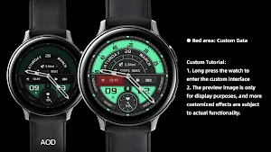 Grass Green Disc ZKin Watch Screenshot 3