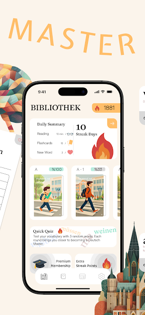 Learn German - Deutsch Master Screenshot 1