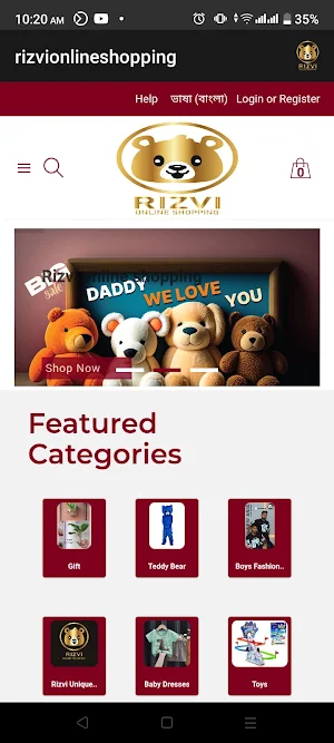 Rizvi Online Shopping Screenshot 0