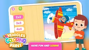 Cars Coloring Games & Paint Screenshot 2