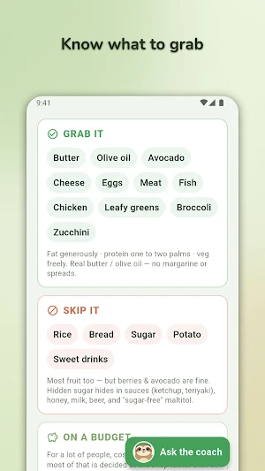 Keto Coach: Low-Carb Plan Screenshot 3