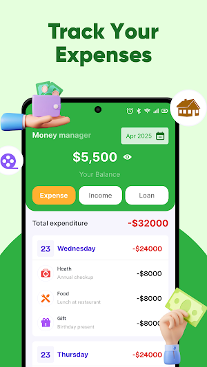 Money Tracker: Budget Screenshot 0
