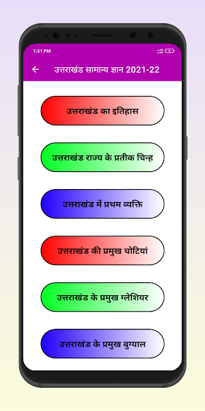 Uttarakhand GK For GOVT Exams Screenshot 1