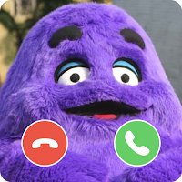 Grimace Prank Video Call, Chat