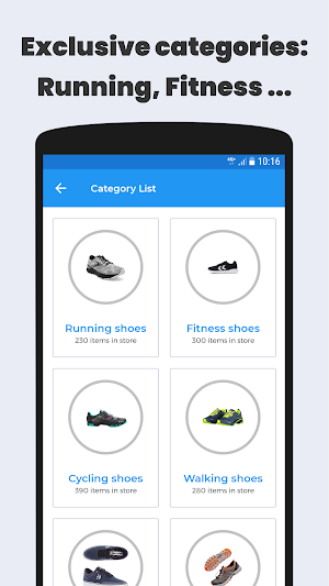 Mens shoes - Running shoes Screenshot 2
