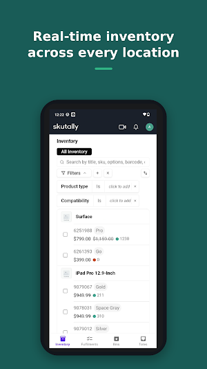 Skutally Backoffice Screenshot 0