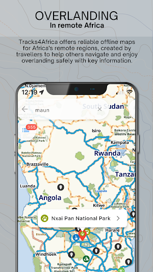 Tracks4Africa App Screenshot 2