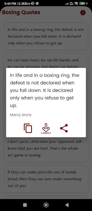 Boxing Quotes and Sayings Screenshot 3