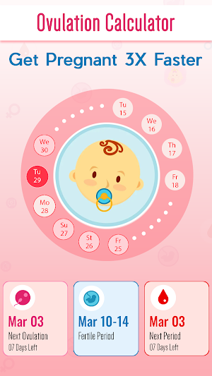 Ovulation Calculator & Calendar to Track Fertility Screenshot 0