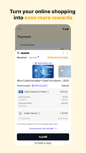 Kudos: Put Your Wallet to Work Screenshot 0