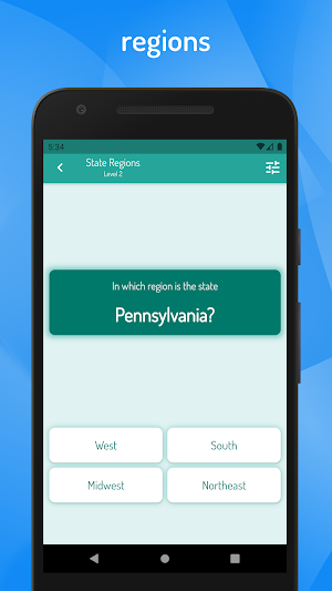 Quiz USA - States, State Capitals and U.S. Cities Screenshot 3