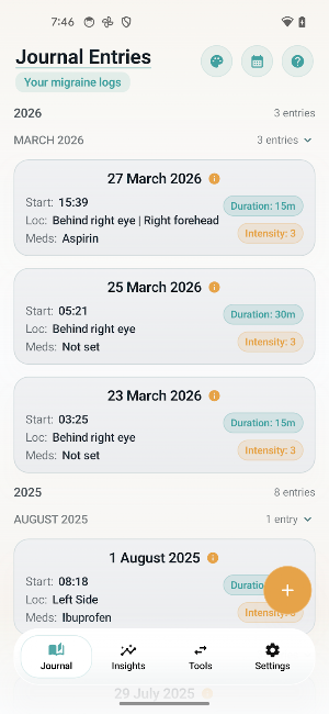 MigraInsight Screenshot 2
