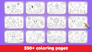 Kids Coloring Game Color Learn Screenshot 1
