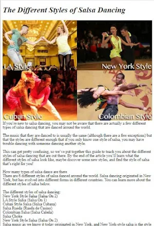 Salsa Dancing Tutorial Screenshot 0