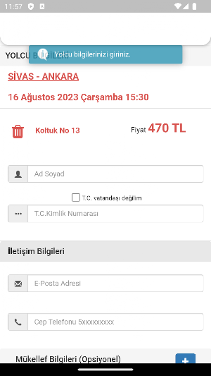 Yeni Sivas Turizm Screenshot 3