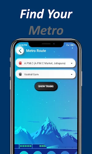 Ahmedabad Metro & BRTS Bus App Screenshot 1